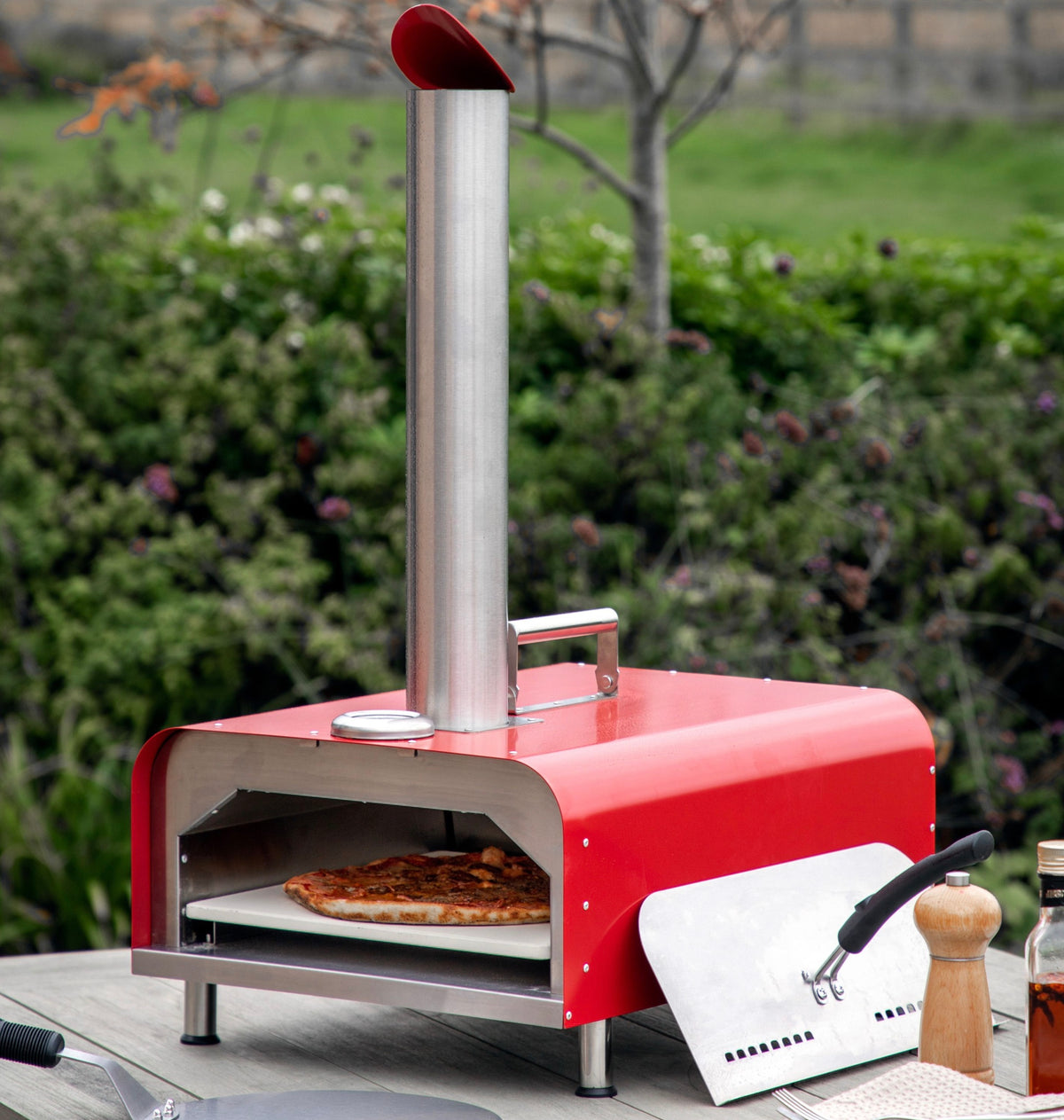 Pizza Oven - Table Top - Red