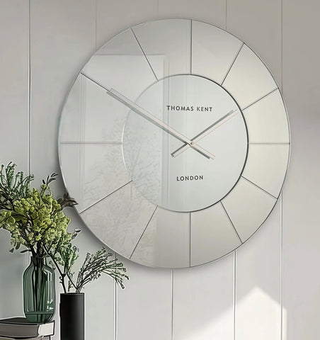 Mirrored Grand Round Clock