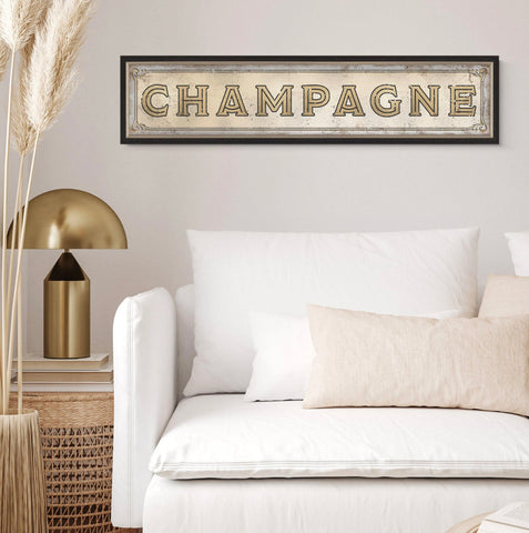 Champagne Mirror Art