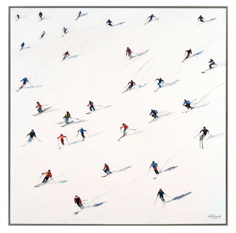Down Hill Ski Art