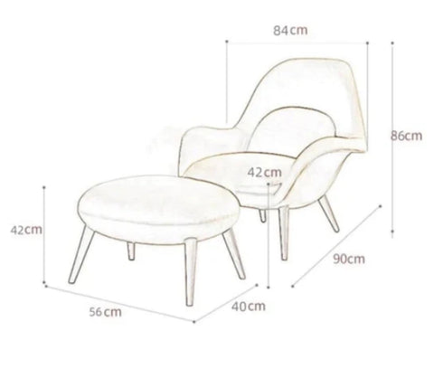 Focus Arm Chair and Stool