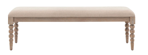 Artisan Dining Bench - Lime Wash Oak