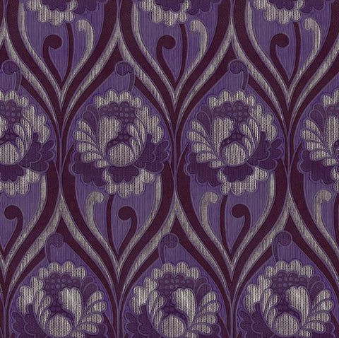 Vintage floral Damask Wallpaper