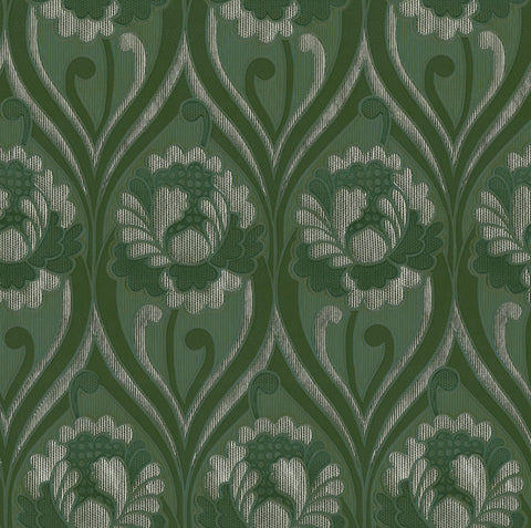 Vintage floral Damask Wallpaper
