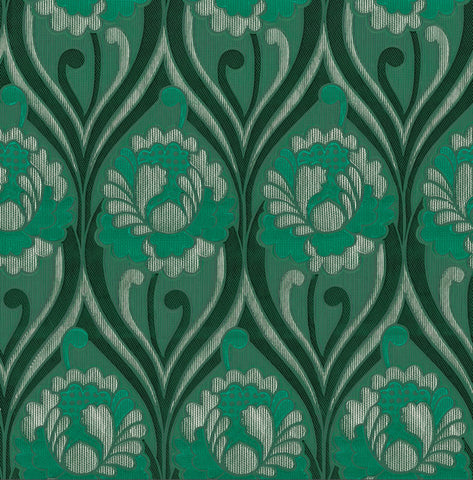 Vintage floral Damask Wallpaper