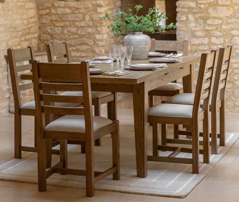 Hardwick Dining Table Oak 6-8 Seater