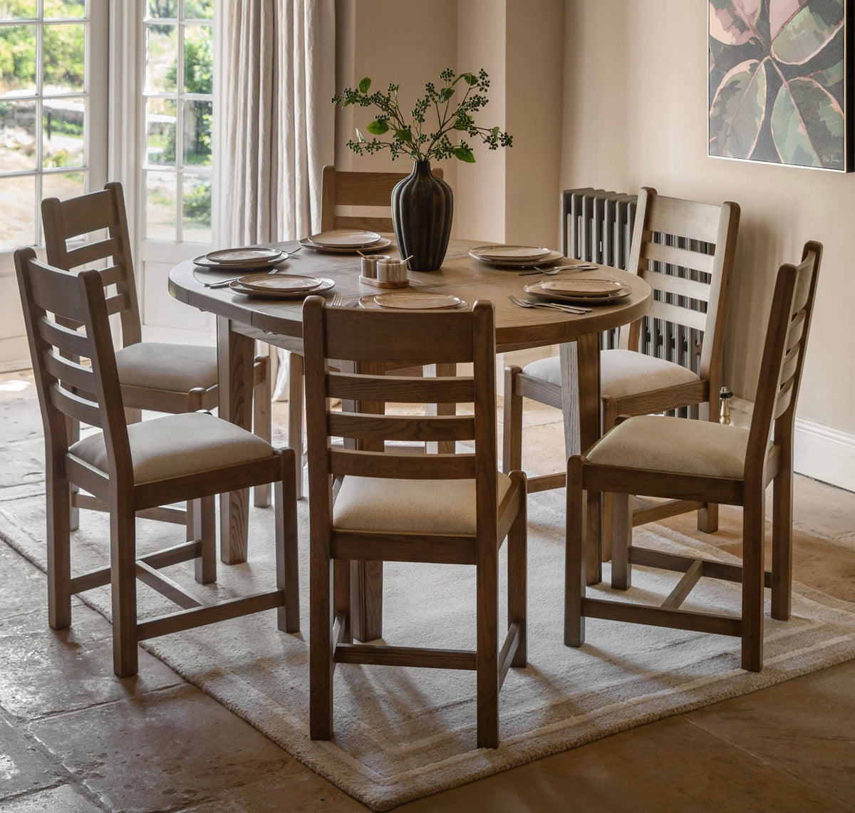 Hardwick Dining Table Round Oak