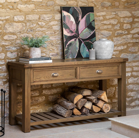 Hardwick Console Table Oak