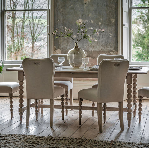 Artisan Lime Rectangle Wash Oak Extending Dining Table