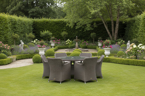 Almero Outdoor table - 6 Chairs