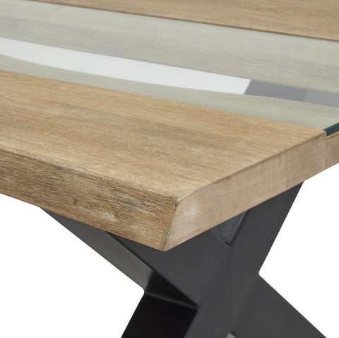 Live Edge Acacia River Wood Coffee & Dining Table