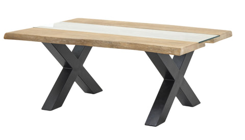 Live Edge Acacia River Wood Coffee & Dining Table