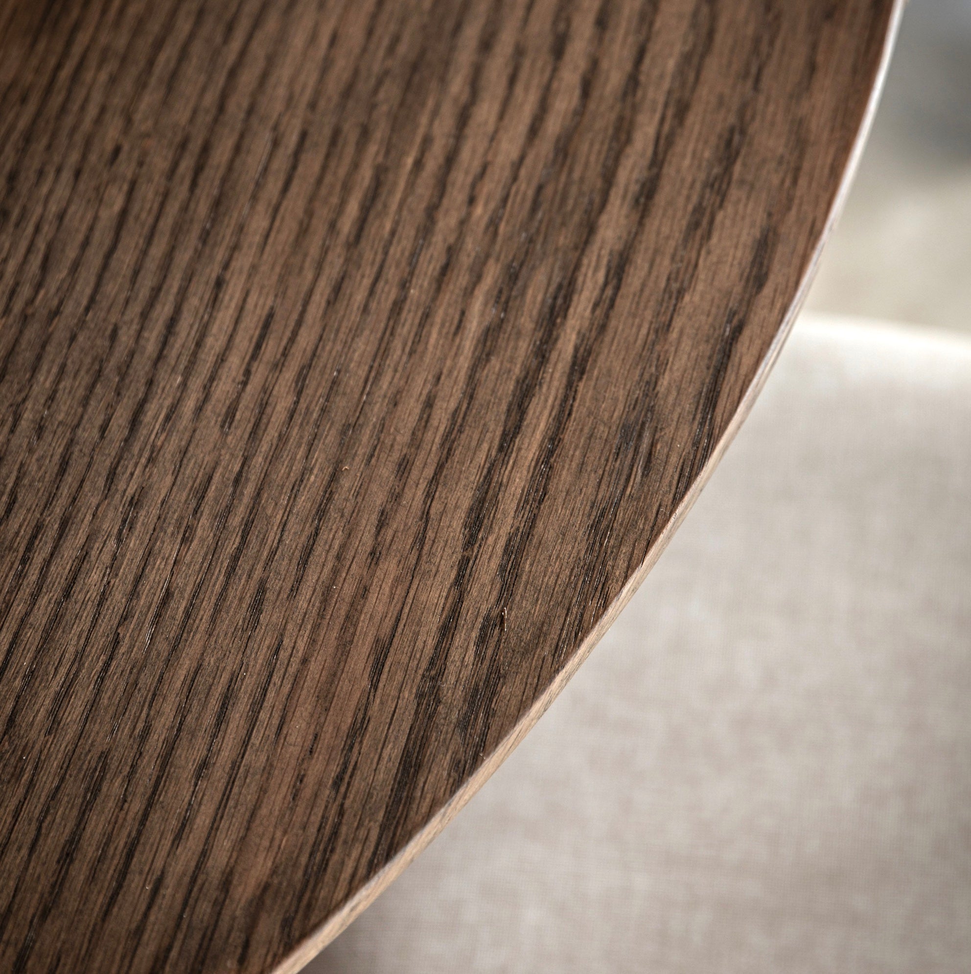 Hatton Dining Table 110cm Smoked Oak