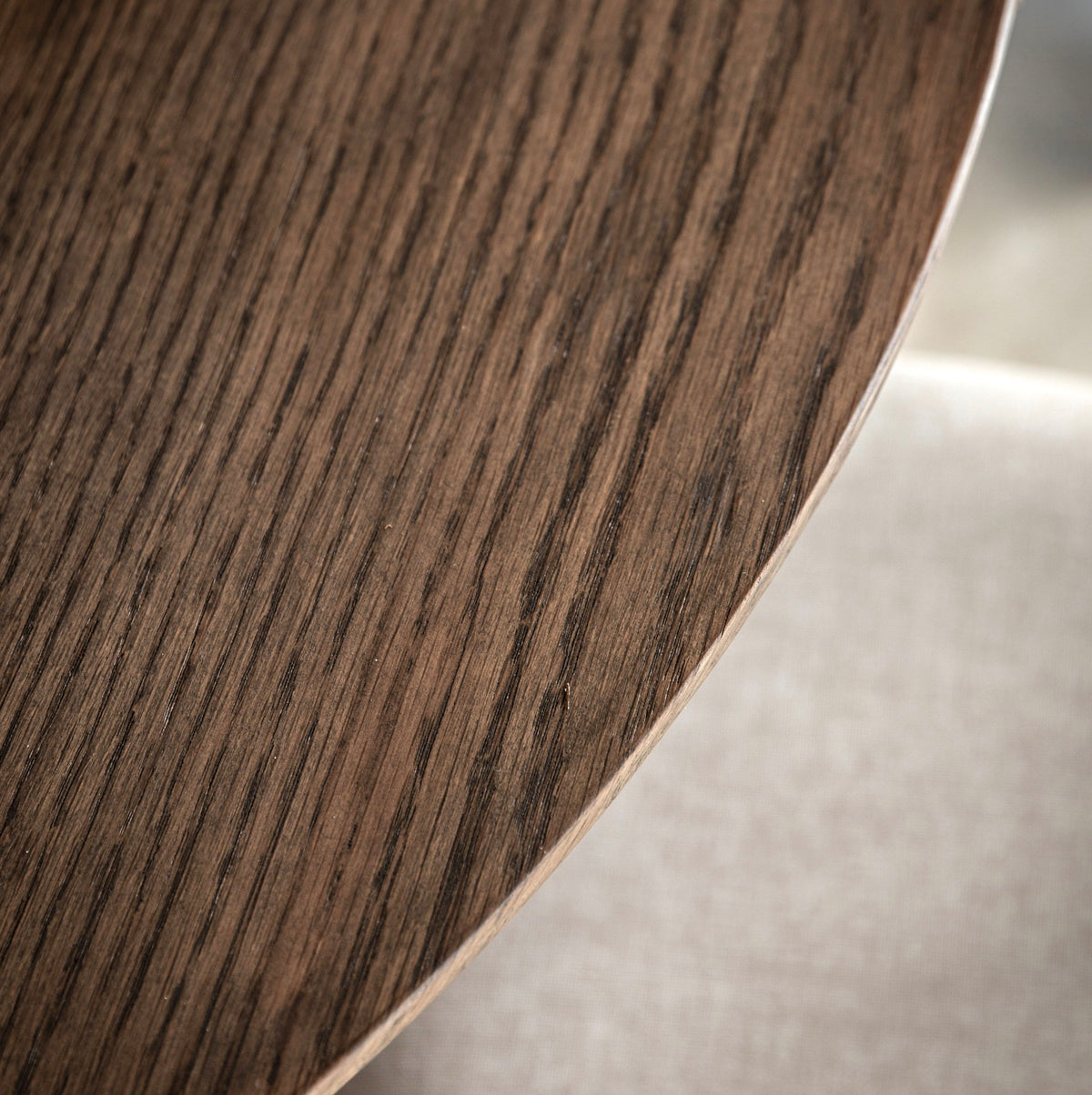 Hatton Dining Table 110cm Smoked Oak