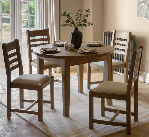 Hardwick Dining Table Round Oak