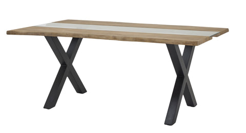 Live Edge Acacia River Wood Coffee & Dining Table