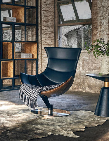 Lobster Lounge Chair, Black
