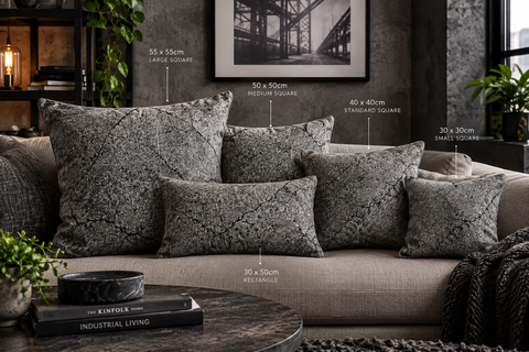 Concrete - Square Scatter Cushions x 2