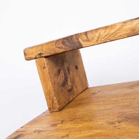 Industrial Office Desk & Stool - Rustic Hairpin Home Office Organiser