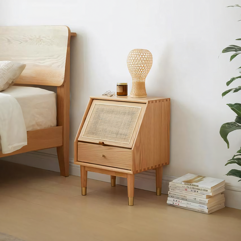 Izabella Bedside Table, Oak