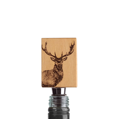 Monarch Stag Beech Bottle Stopper