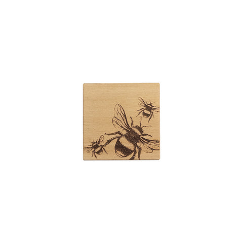 Bee Beech Single Coaster