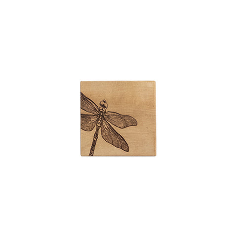 Dragonfly Beech Single Coaster