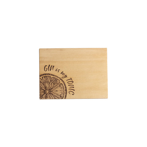 Gin is My Tonic Beech Bar Board