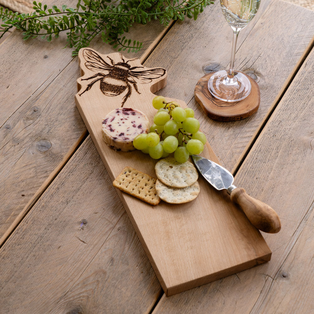 Bee Framed Oak Serving Board  - Medium