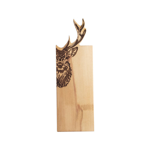Stag Framed Beech Serving Board  - Medium