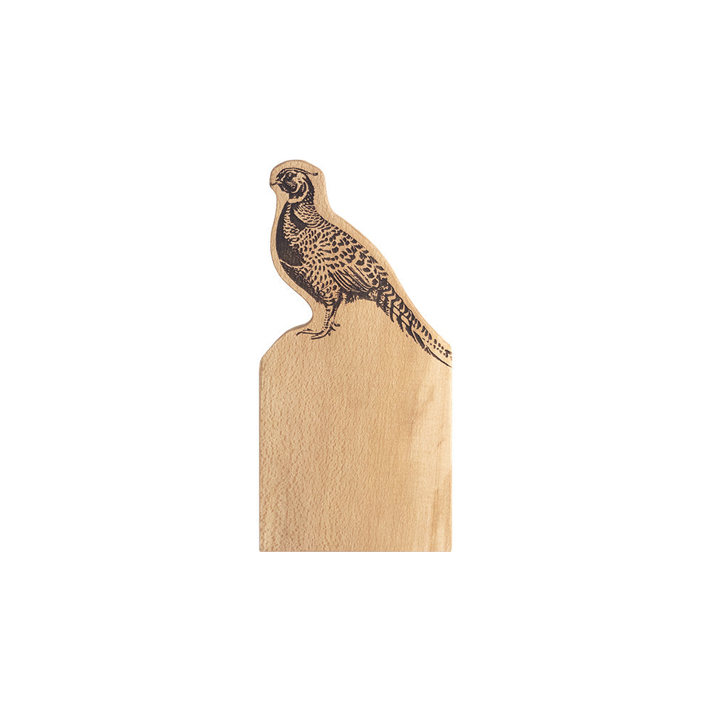 Pheasant Framed Beech Serving Board  - Small