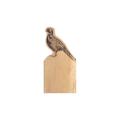 Pheasant Framed Beech Serving Board  - Small