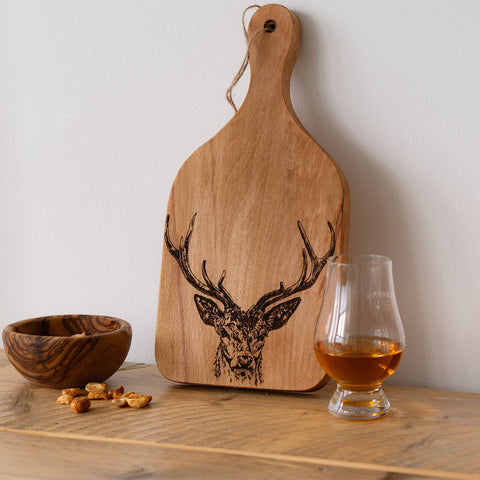 Stag Prince Beech Hanging Paddle  - Small