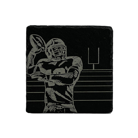 American Football Single Slate Coaster