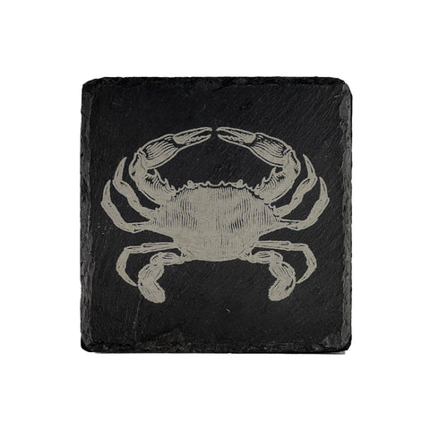 Crab Single Slate Coaster