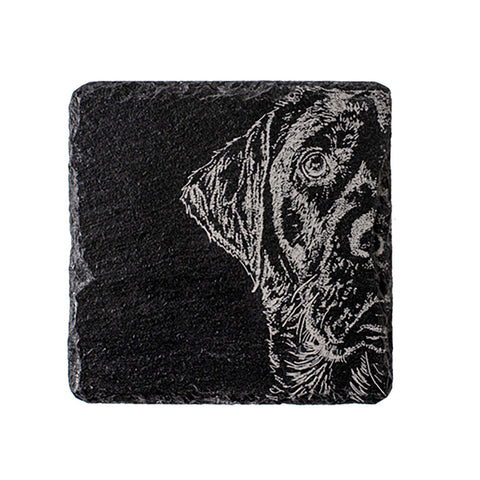 Labrador Single Slate Coaster
