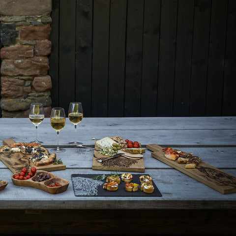 Highland Cow Slate Cheese Board