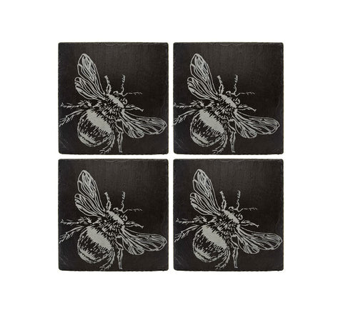 Bee Slate Placemat & Coaster Gift Set