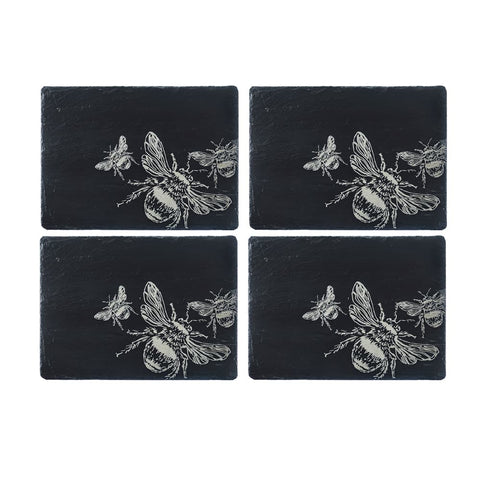 Bee Slate Placemat & Coaster Gift Set