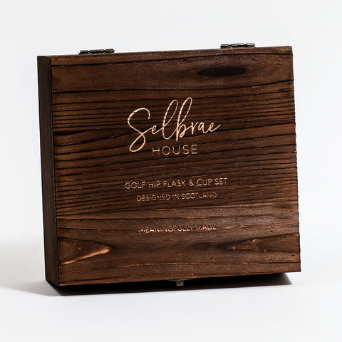 Golf Hip Flask & Cup Set