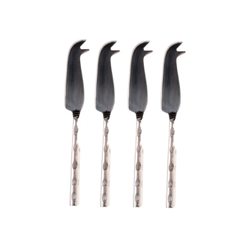 Silver Mini Cheese Knives - Set of 4