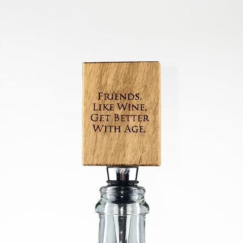 Wine Oak Bottle Stopper