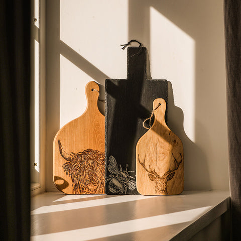 Stag Prince Oak Hanging Paddle - Small