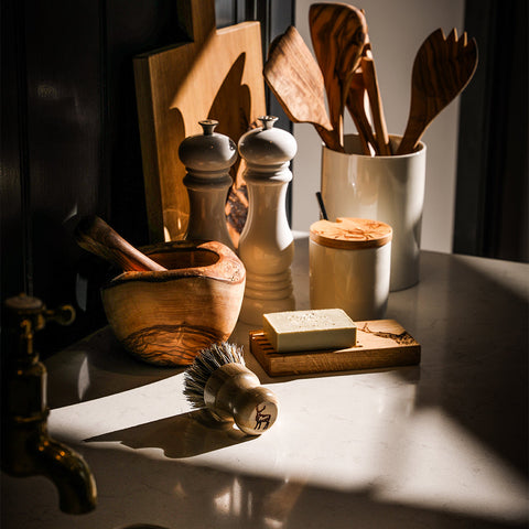 Stag Full Bamboo Pot Brush