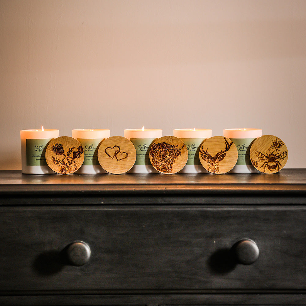 Hearts Fresh Fennel, Patchouli & Carrot Candle