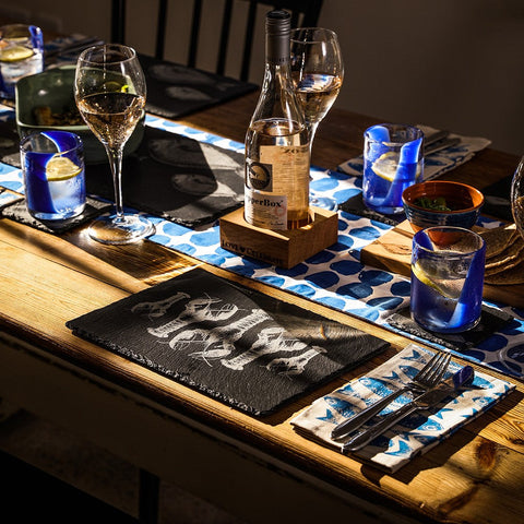 Lobster Repeat Slate Place Mats - Set of 2