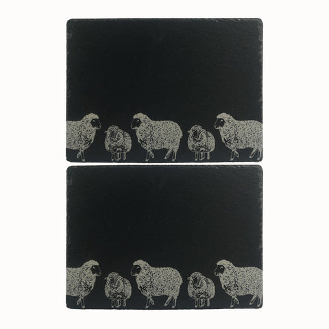 Sheep Slate Place Mats - Set of 2