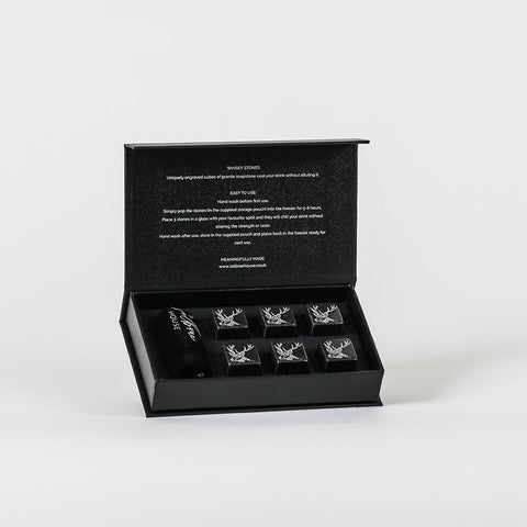 Stag Whisky Stones - Set of 6