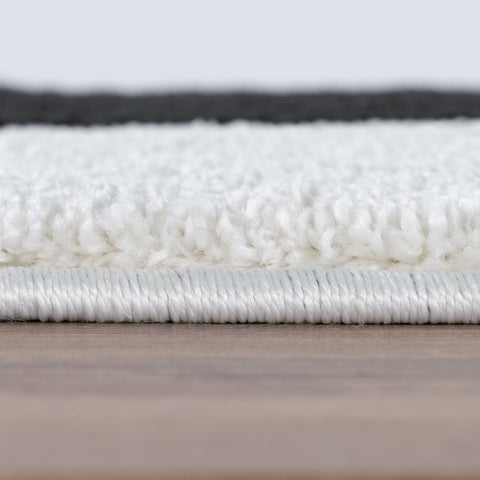 Joli Geometric Black & White Rug