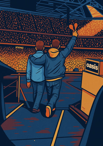 Oasis Live'25 Poster - Oasis Inspired Print